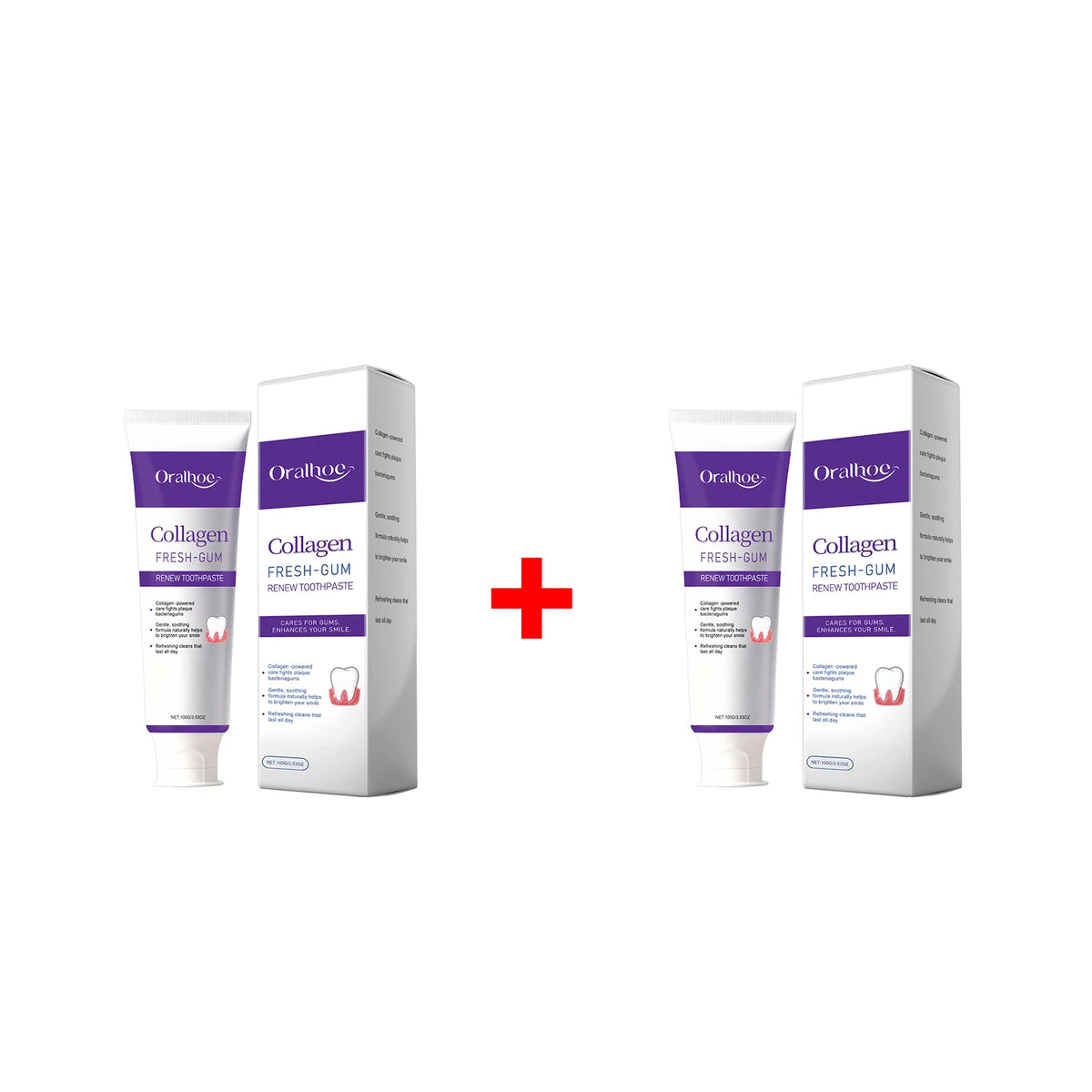 Collagen Whitening Toothpaste Fresh Breath Gum Care