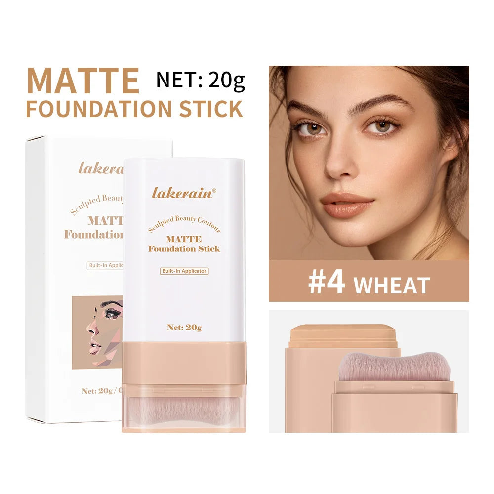 Matte Foundation Stick With Brush Concealer Makeup - 22