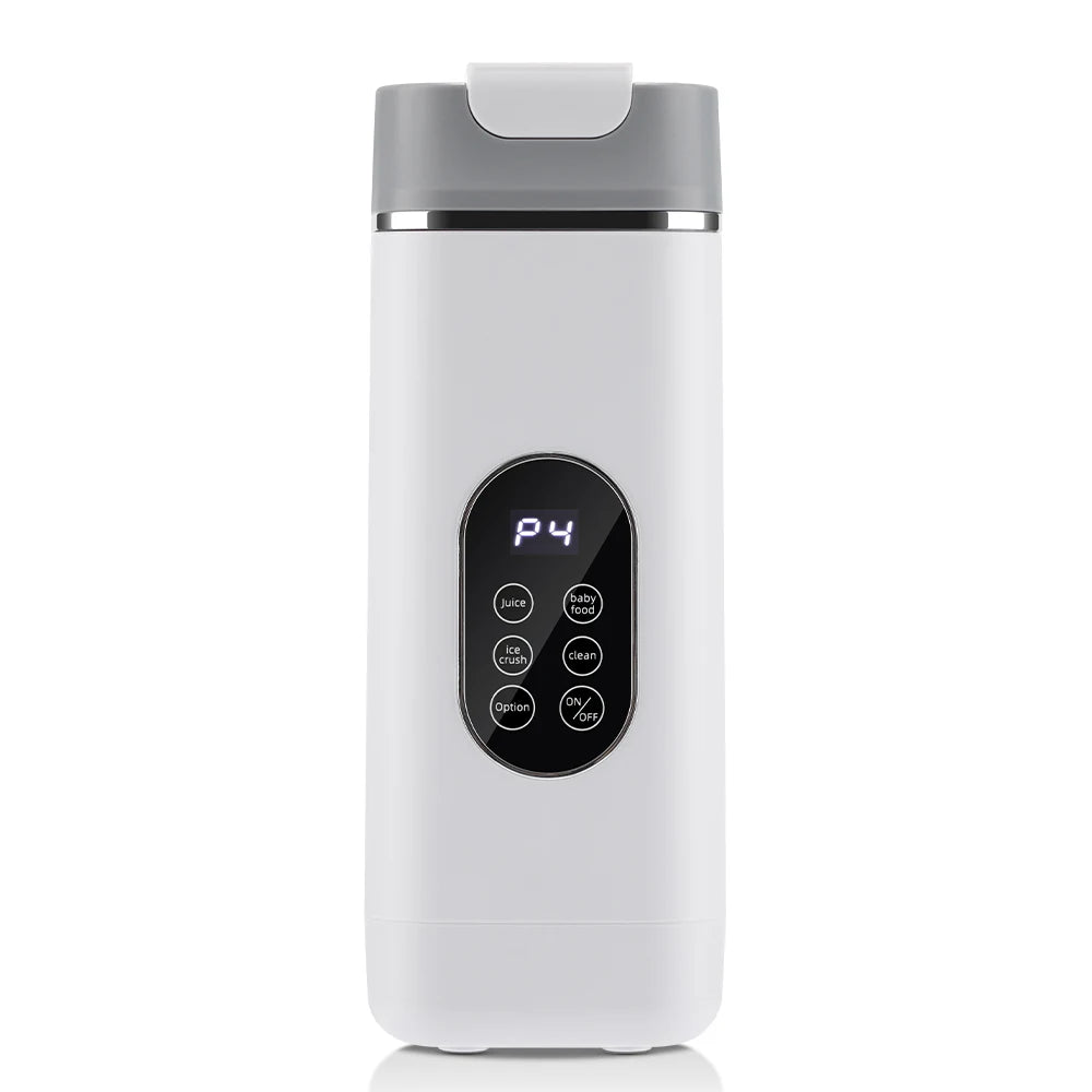 Portable 12-Blade Electric Juicer Cup & Smoothie Blender Bottle