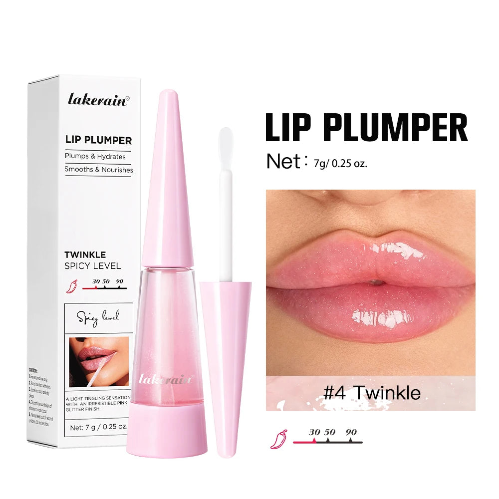 Lakerain Lip Plumper Serum Moisturizing Anti Wrinkle Gloss