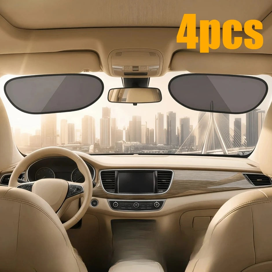 Universal Car Window Sunshade UV Protection Glare Shield Privacy Curtain