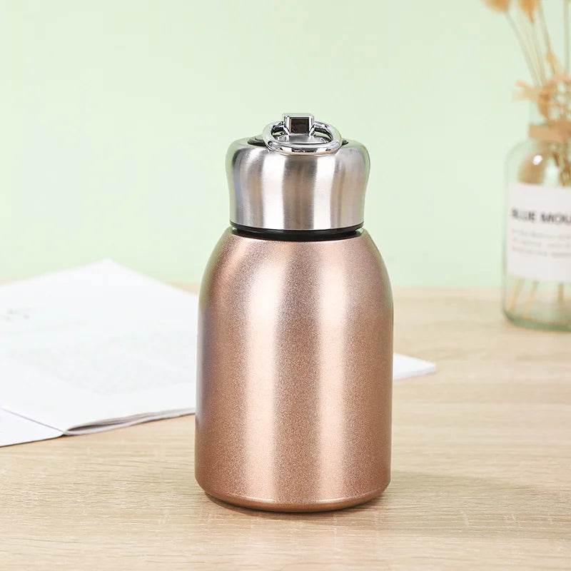 Mini Stainless Steel Vacuum Insulated Water Bottle Travel Coffee Flask - 8