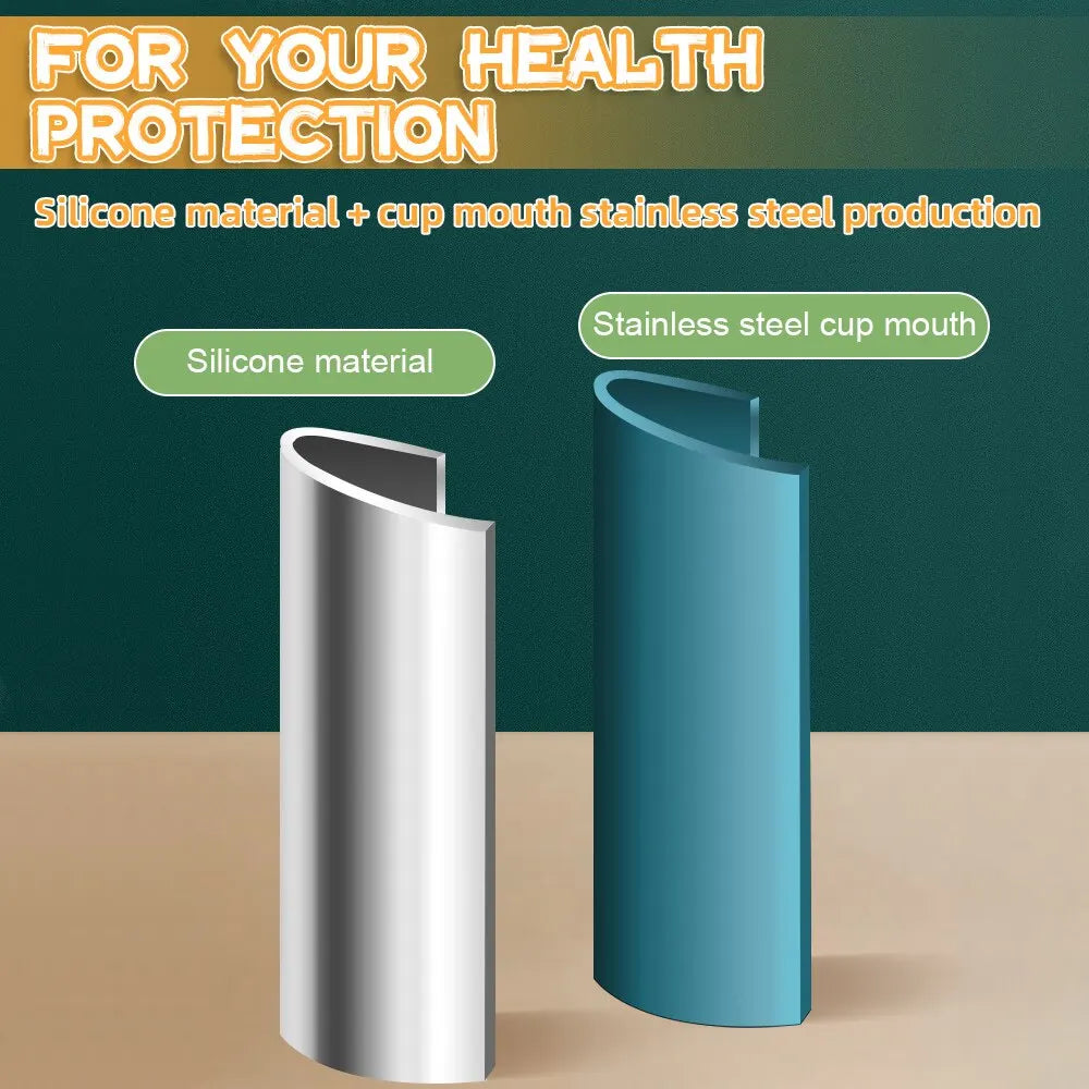 Portable Silicone Collapsible Cup Foldable Travel Mug for Hot Drinks