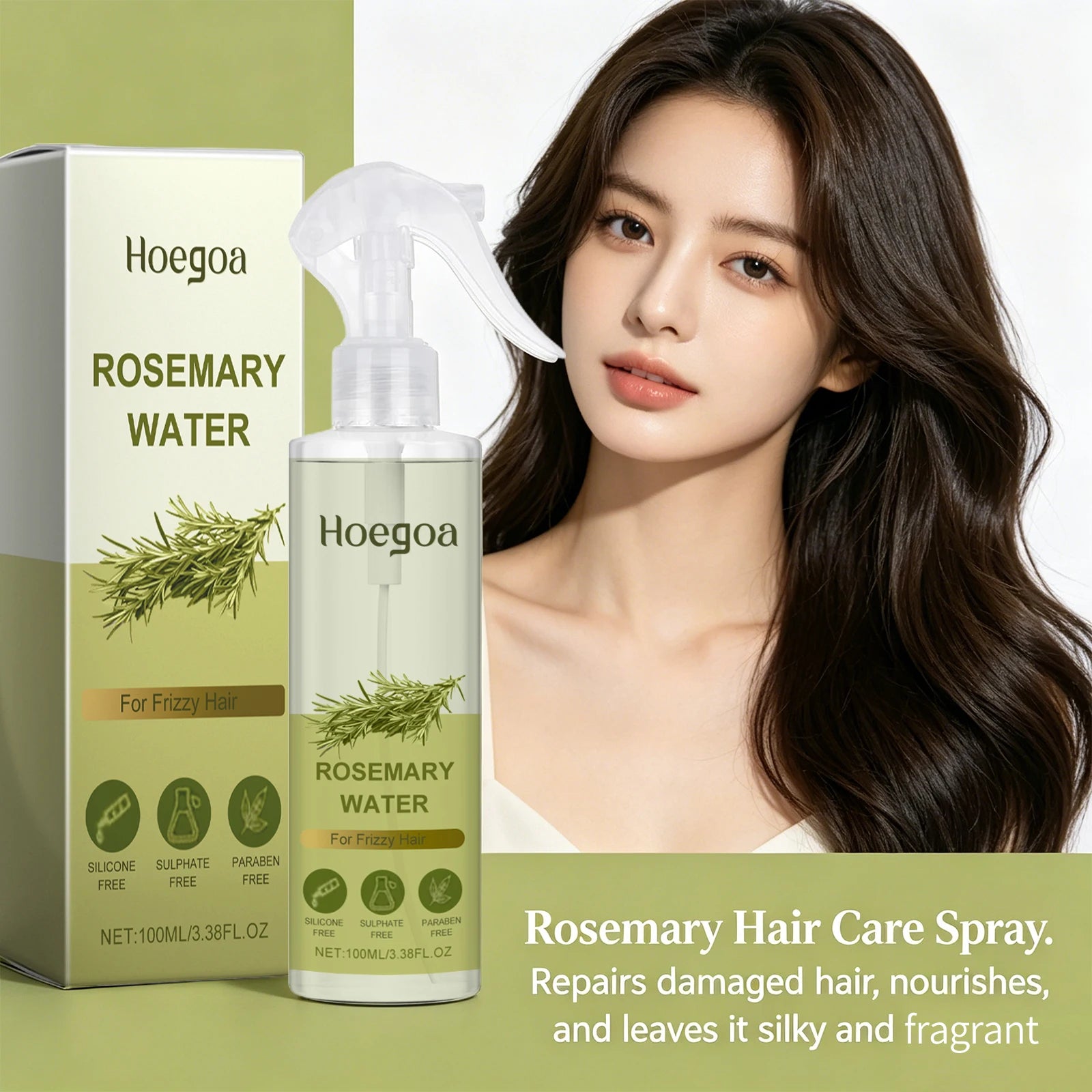 Rosemary Hair Spray for Oil Control & Frizz Repair - 4