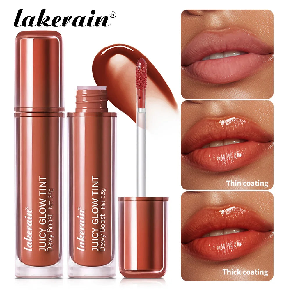 Lakerain Mirror Lip Glow Tint Juicy Gloss Lip Stain