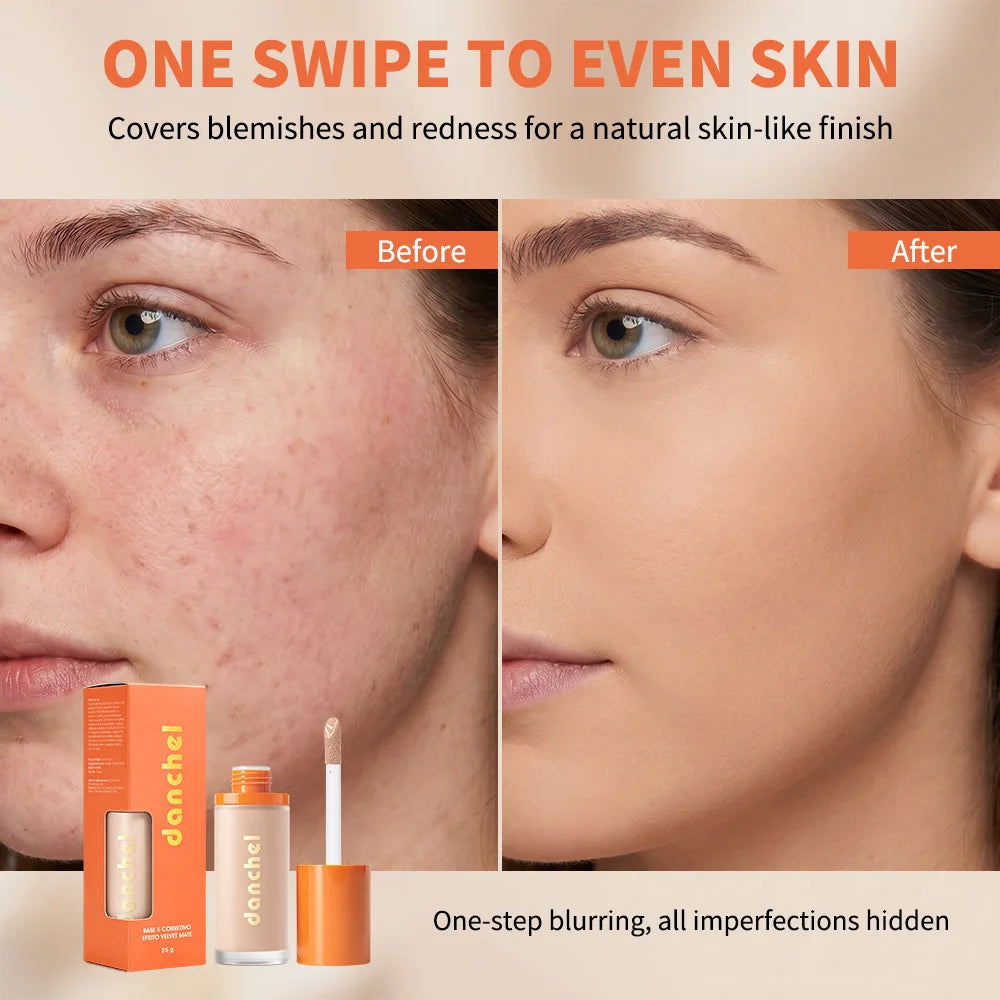 2-in-1 Liquid Foundation & Concealer Matte Face Makeup - 2