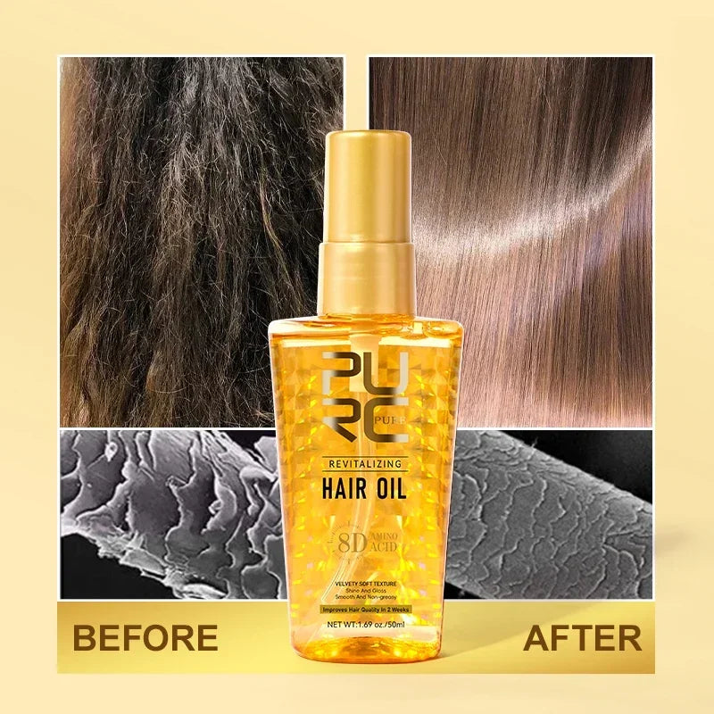 PURC Morocco Oil Nourishing Hair Serum & Repair Treatment - 1