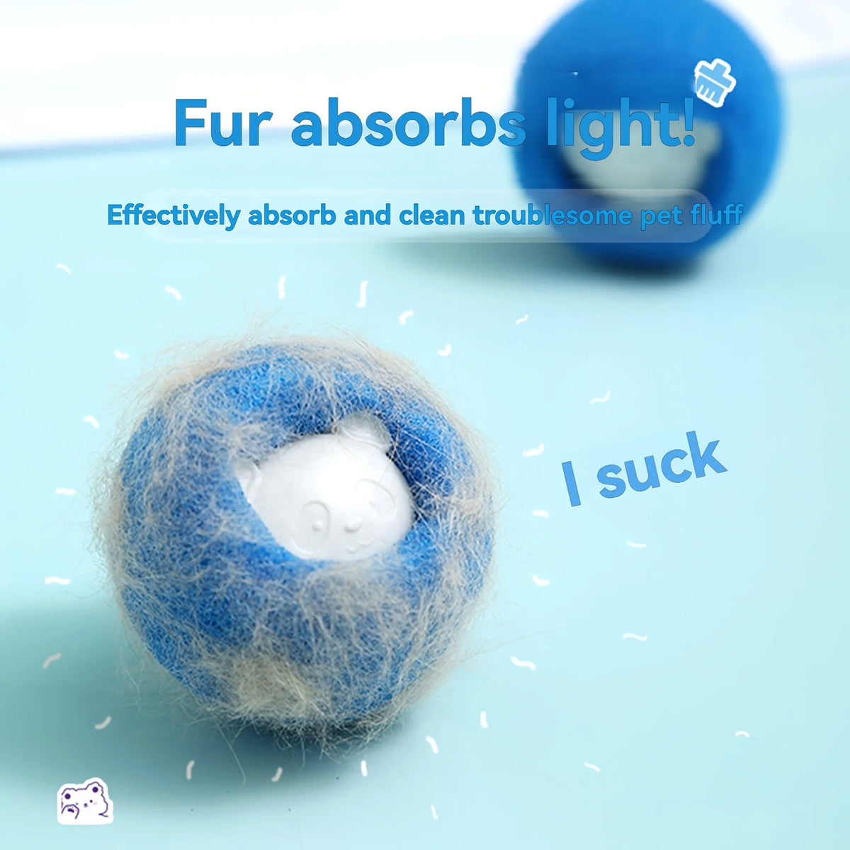 20PCS Reusable Laundry Balls Pet Hair Remover Lint Catcher for Washers
