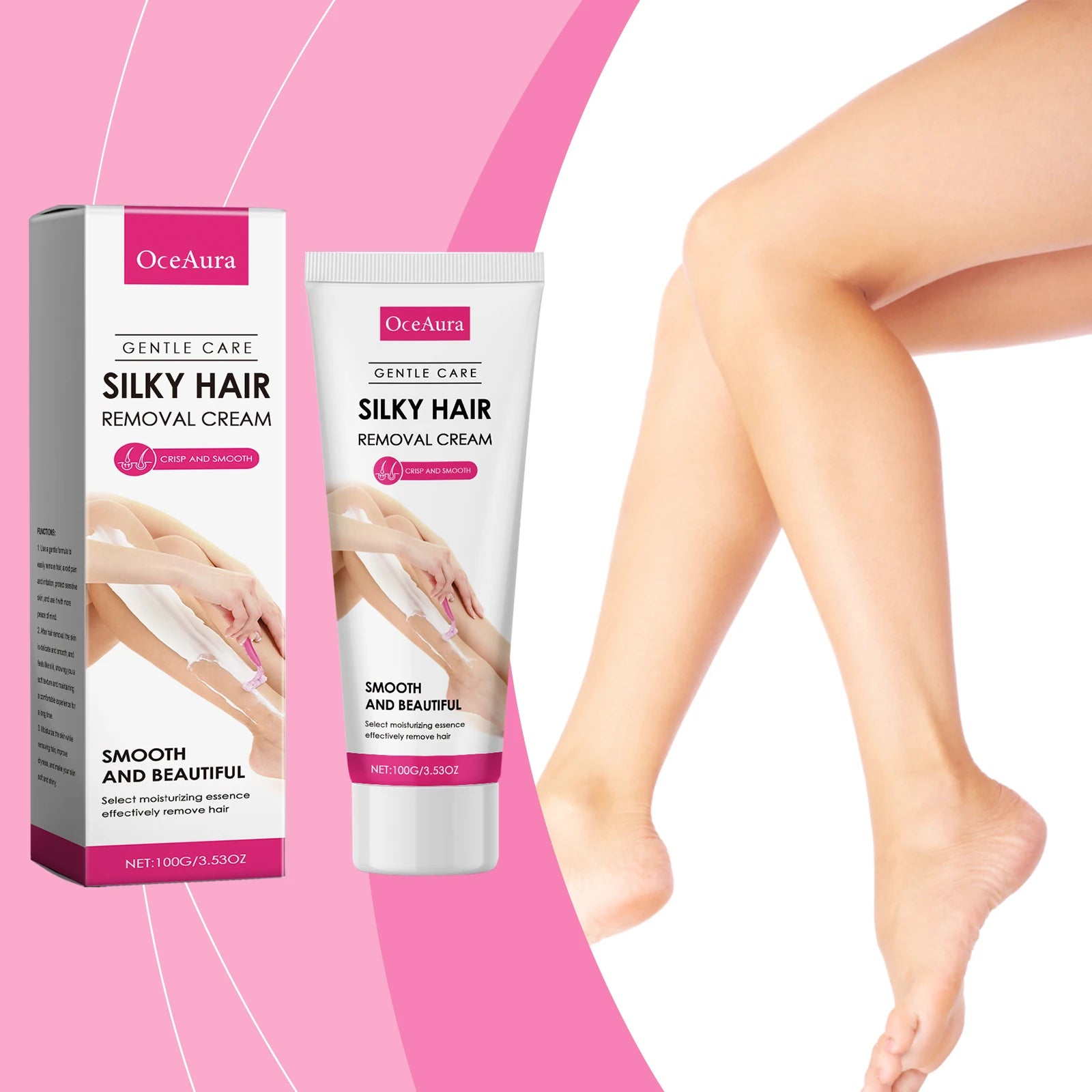 Body Hair Removal Cream Intimate Depilatory Shaving Care Oil - 8
