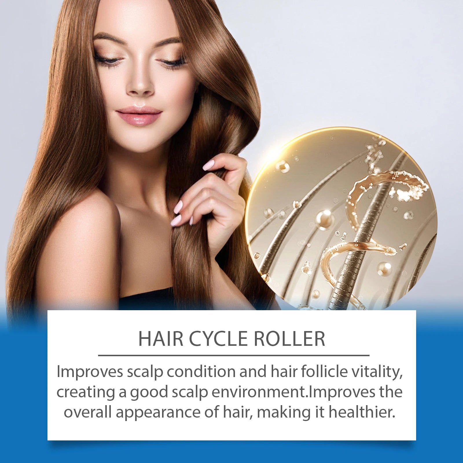 Rosemary Hair Growth Serum Roller Split Ends Repair Oil - 8