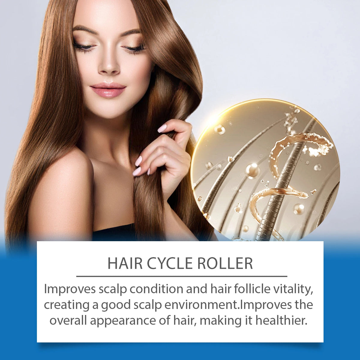 Rosemary Hair Growth Serum Roller Split Ends Repair Oil
