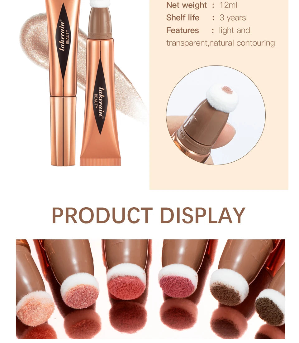 Liquid Contour Wand Blusher Highlighter Makeup Stick - 21
