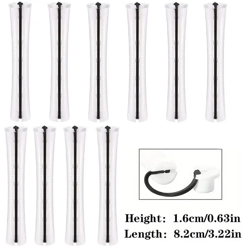 10pcs Hair Perm Rods Set Professional Curling Styling Tools