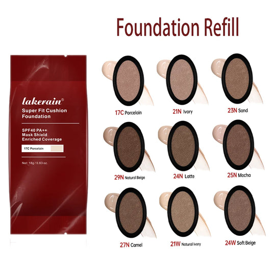 Waterproof Cushion Foundation Refill Long Lasting Korean Makeup CC Cream