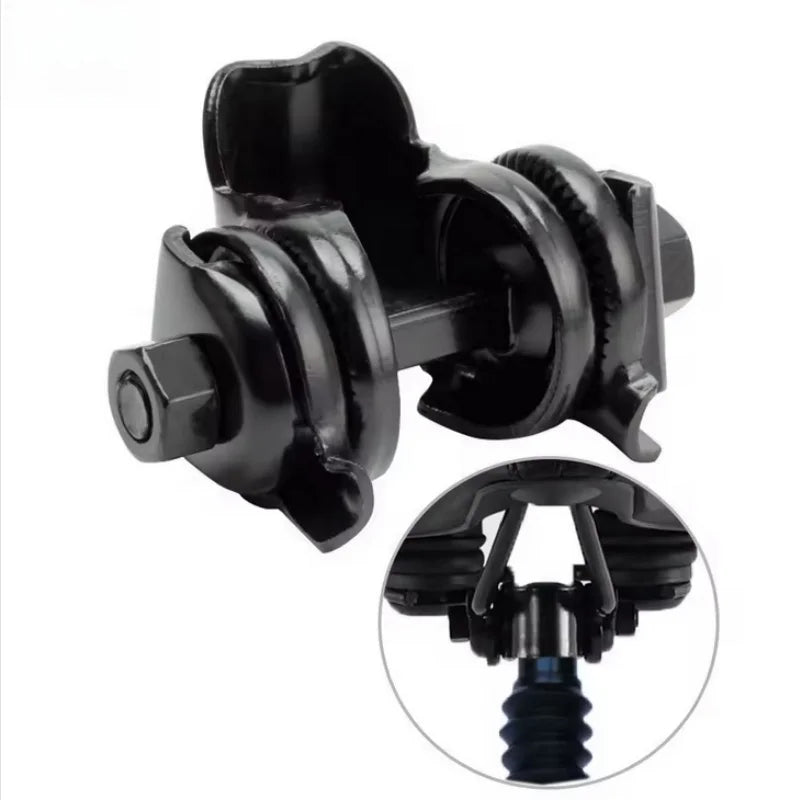 Bike Seat Post Clamp Saddle Rail Conversion Adapter for Standard Saddles - 1