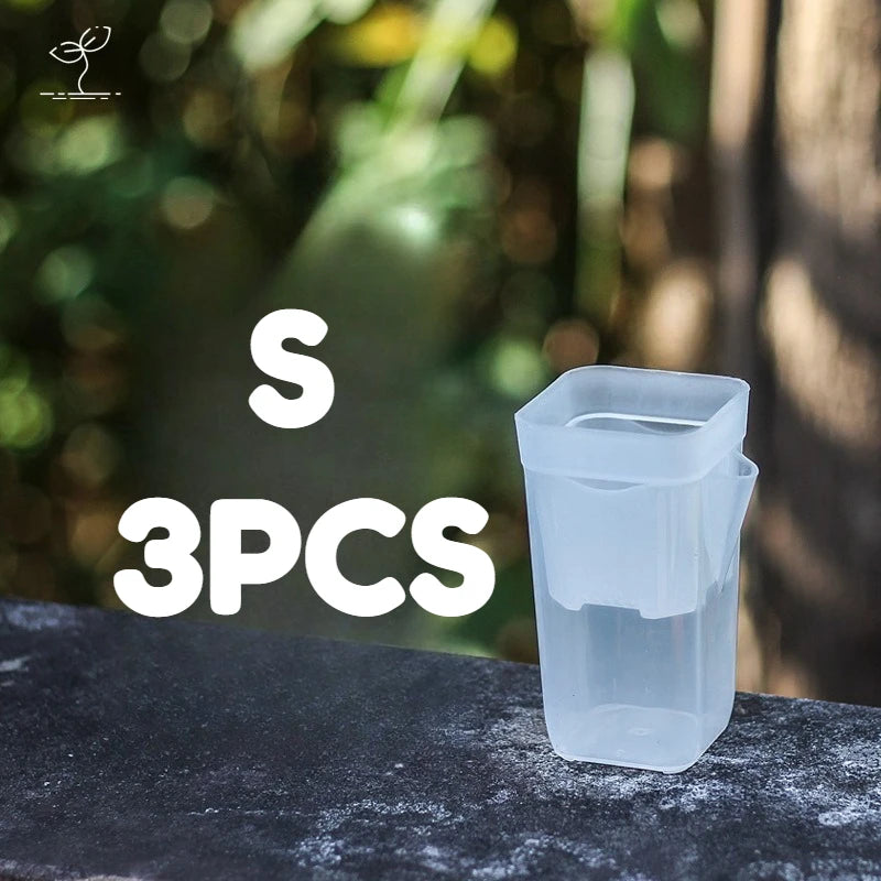 15pcs Self Watering Plant Pots Translucent Seedling Planters for Cuttings - 17