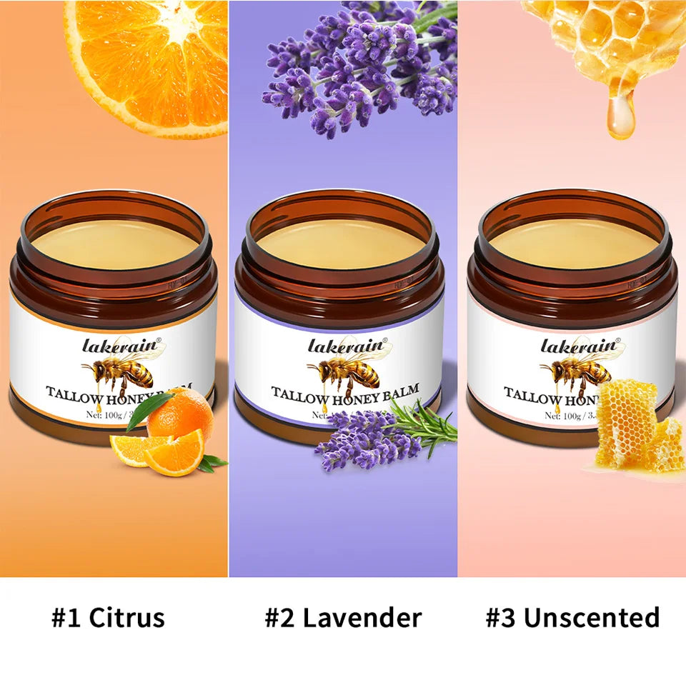 Whipped Beef Tallow and Honey Balm Face Cream