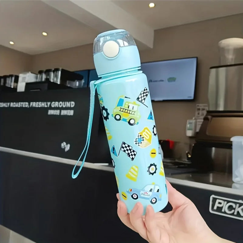 700ml Leak-Proof Sports Water Bottle with Straw and Carrying Handle - 25