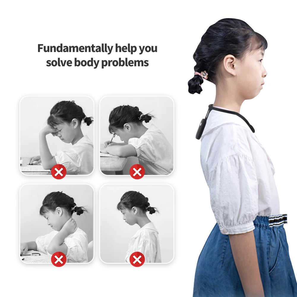 Smart Posture Corrector LCD Display Back Brace Vibration Reminder - 12