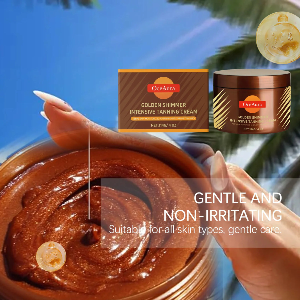 Shine Brown Tanning Accelerator Cream Sunless Self Tanner Gel