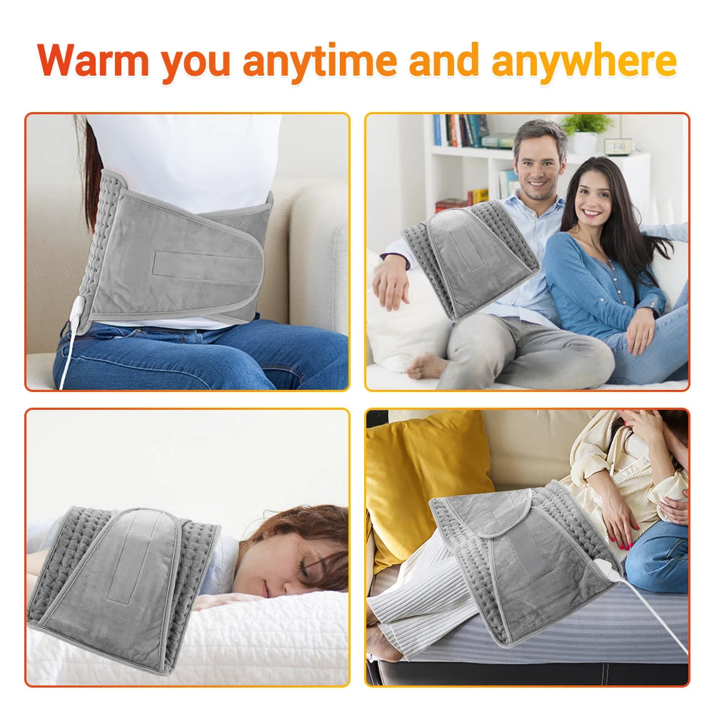 Heated Waist Belt Electric Heating Pad Wrap - 16