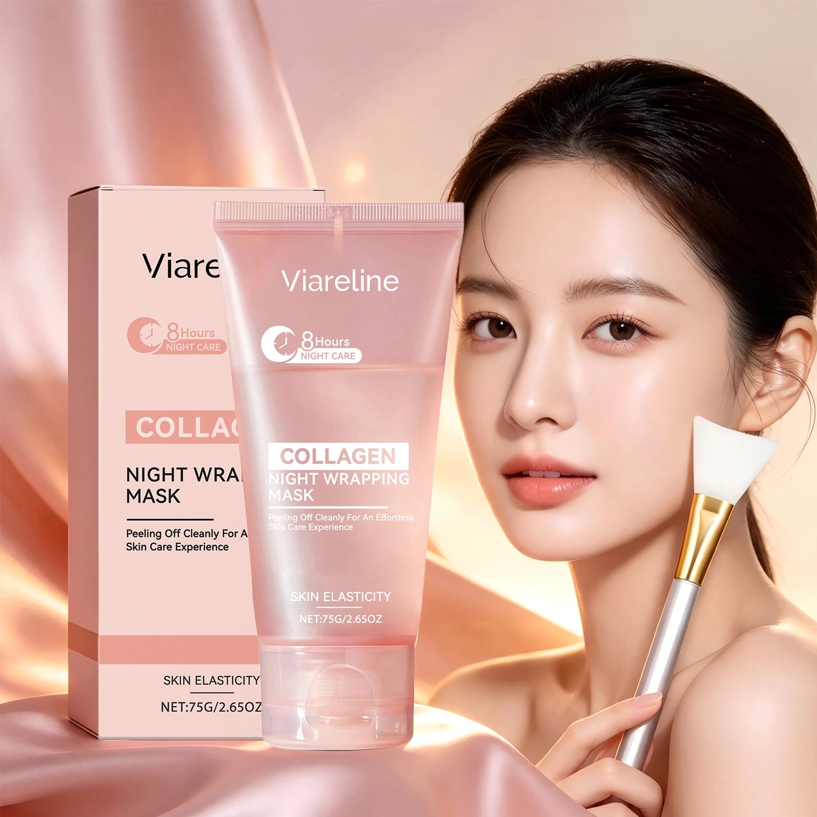 Collagen Night Wrapping Mask Peel Off Sleeping Mask - 6