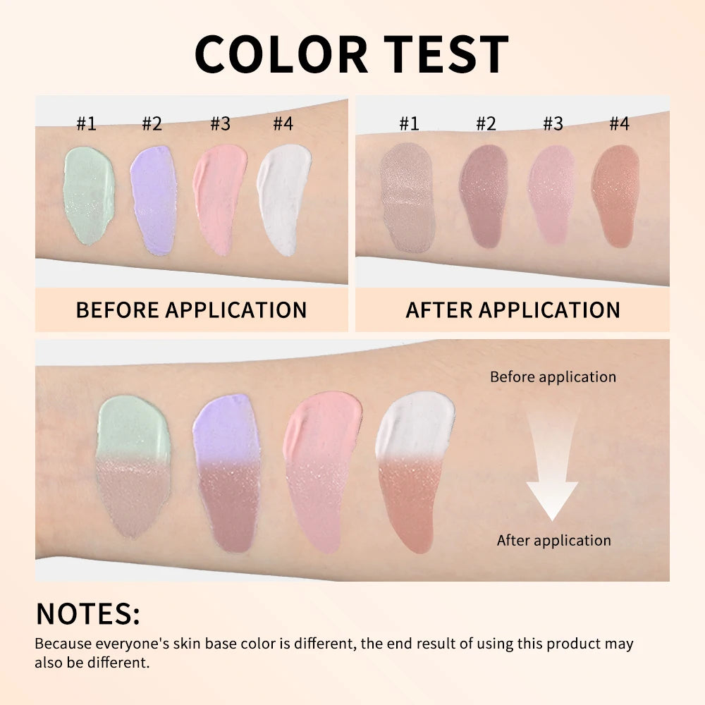 Lakerain Color Changing Liquid Foundation Moisturizing Base Makeup