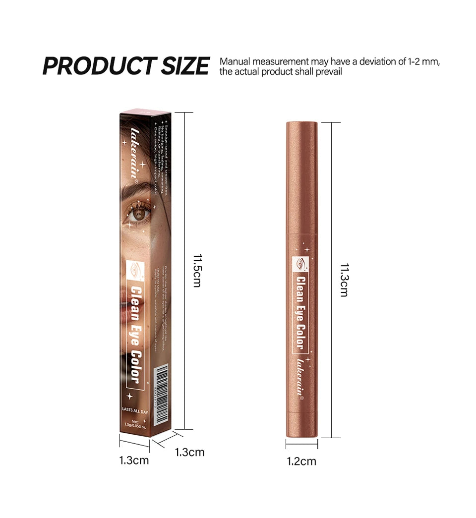 Smudge Proof Eyeshadow Stick Long Lasting Shimmer Matte Pencil Crayon