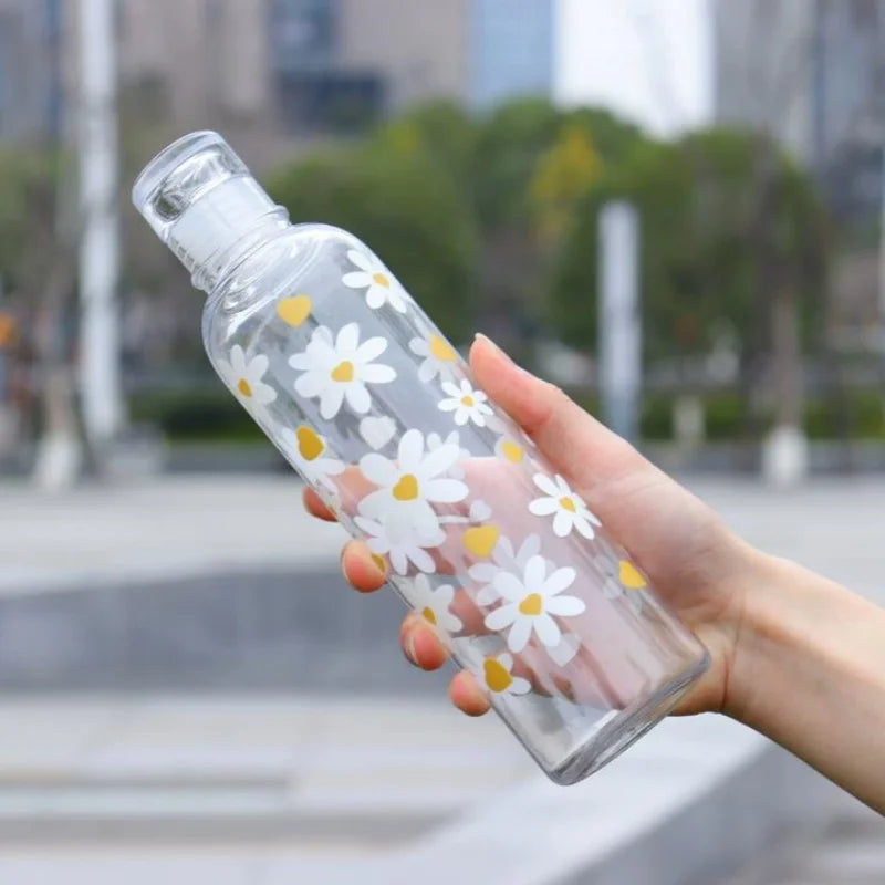 480ml Portable Water Bottle Printed Sports Cup for School and Travel