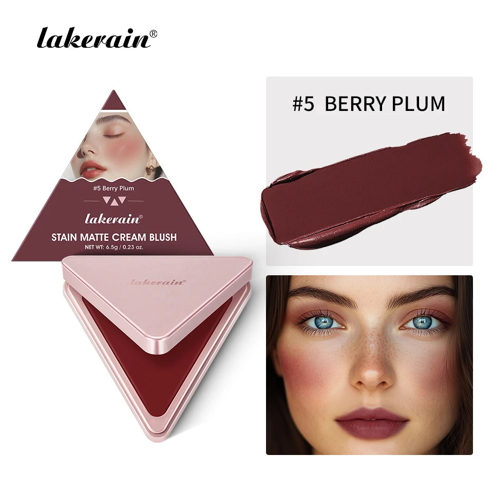 Lakerain 2 in 1 Cream and Powder Blush Makeup Palette - 20