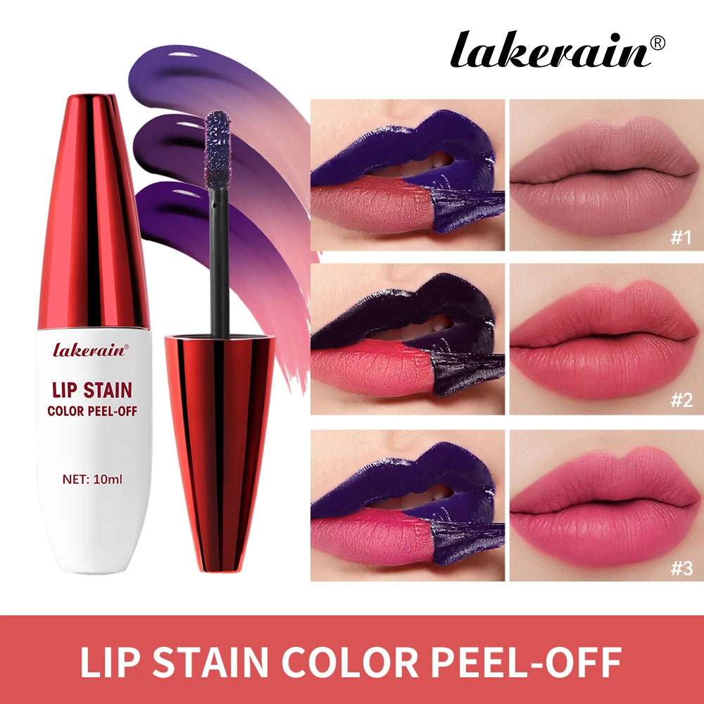Peel Off Lip Stain Waterproof Tattoo Lip Tint Gloss - 2
