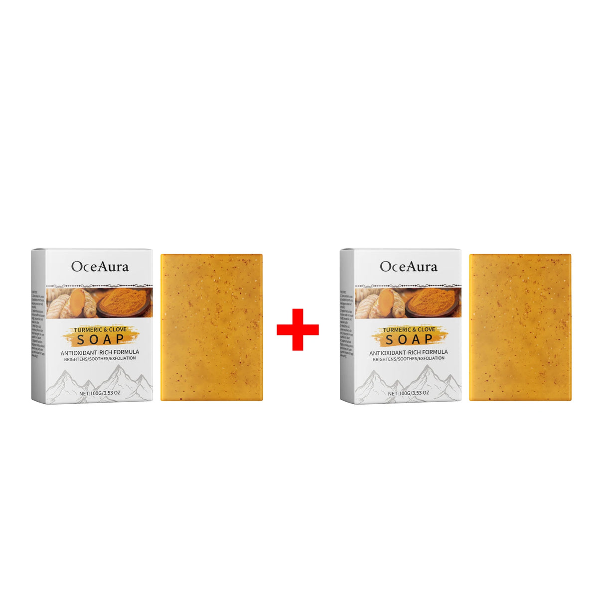Turmeric Clove Soap Bar Exfoliating Face and Body Cleansing Bar