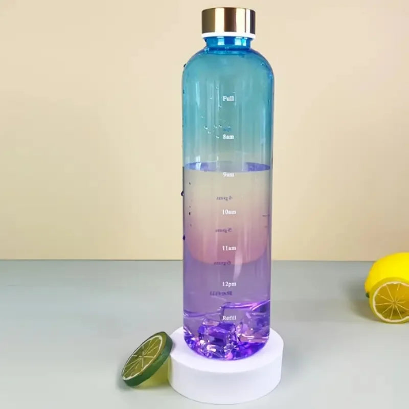 1000ml Gradient Sports Water Bottle BPA Free Leakproof Travel Flask - 8