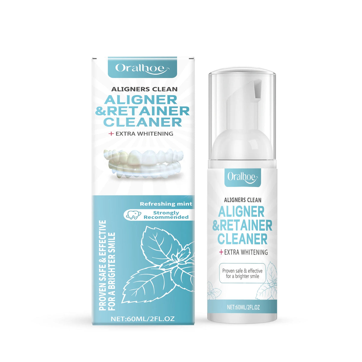 Aligner & Retainer Cleaner Foam Mousse for Braces