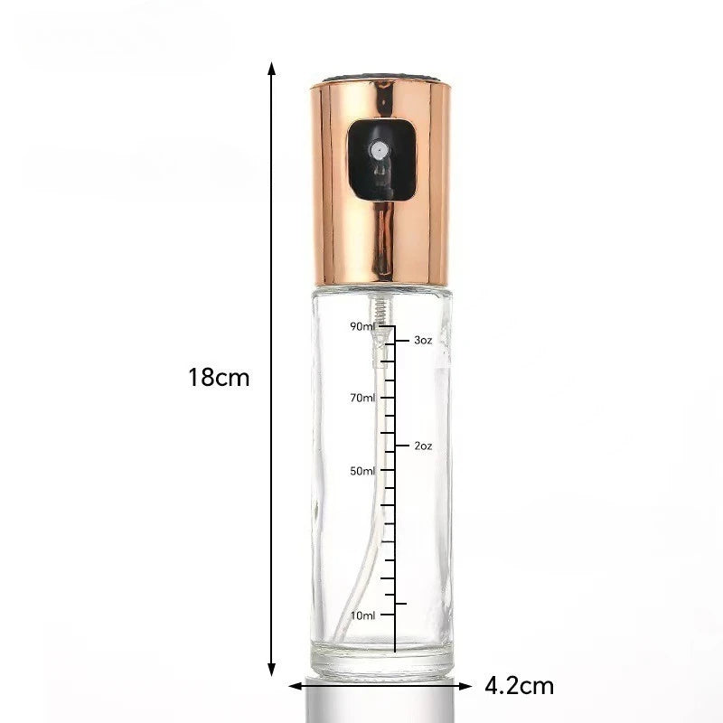 3 Pack Glass Oil Sprayer Bottle for Cooking BBQ and Air Fryer Baking - 16