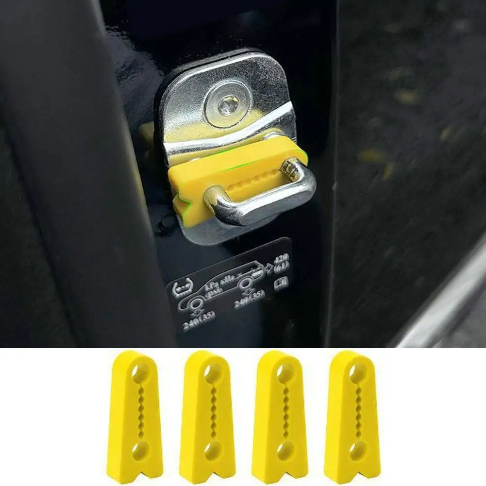 4Pcs Car Door Shock Absorbing Pad Anti Collision Lock Gasket - 17