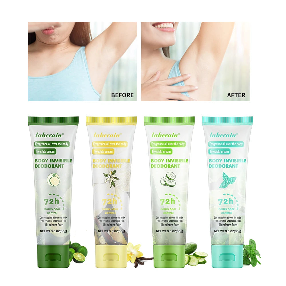 Mint Fragrance Long Lasting Odor Control Deodorant Cream - 1