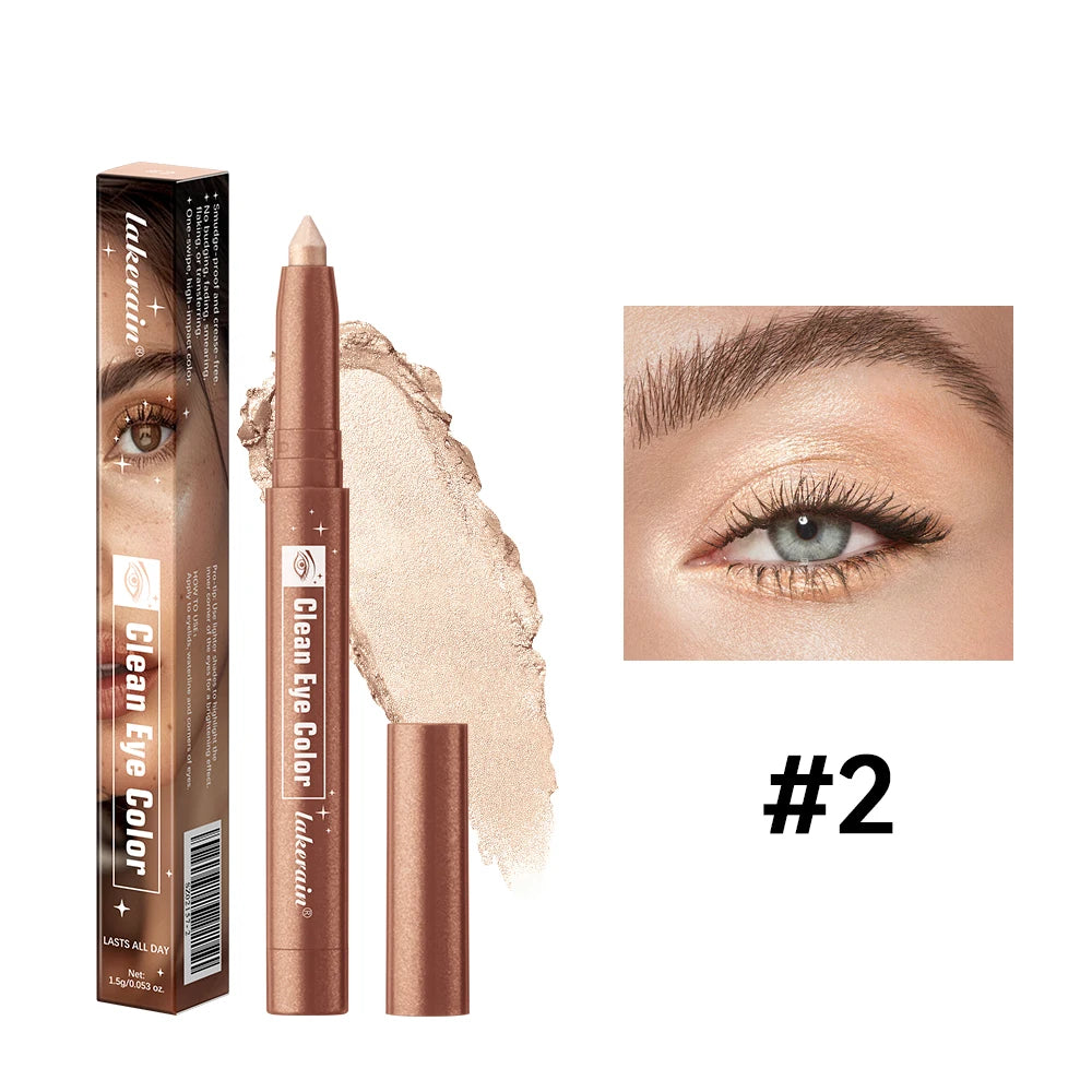 Lakerain Creamy Eyeshadow Stick Buildable Long-Lasting Eye Color - 19