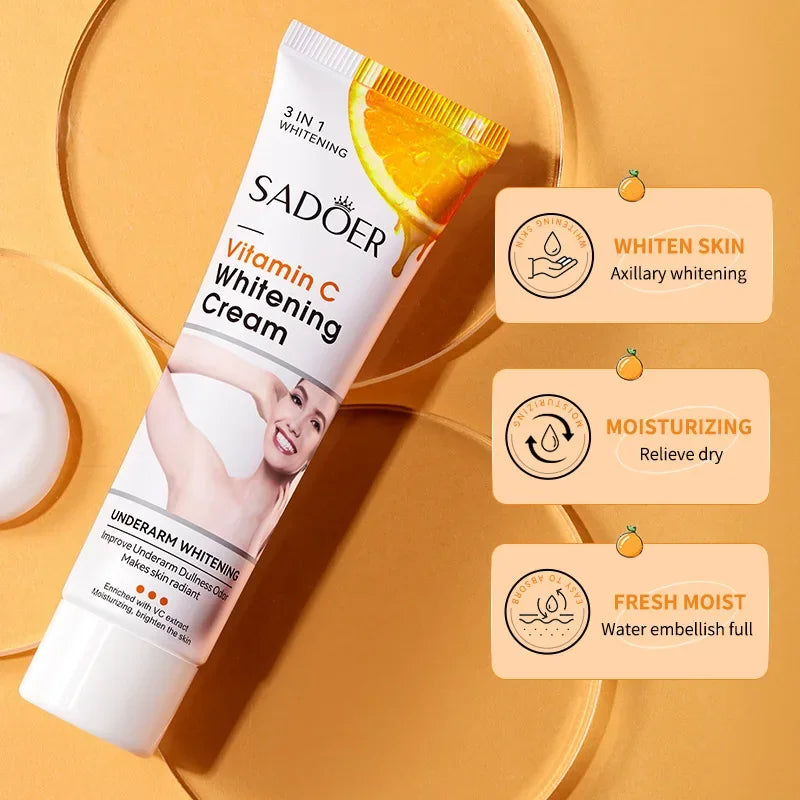 Vitamin C Brightening Cream Melanin Lightening Body Lotion - 5