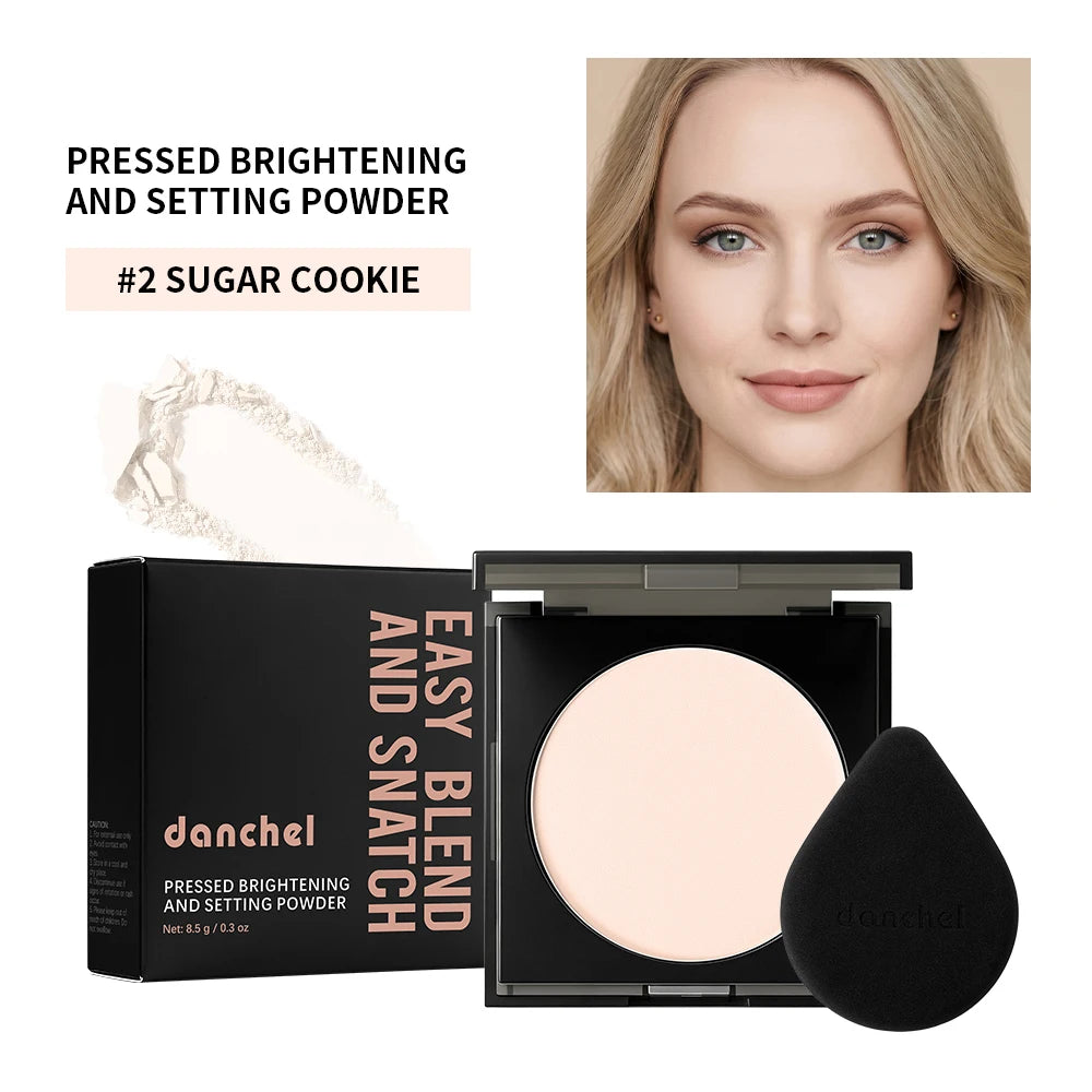 Soft Matte Pressed Powder Oil Control Setting Powder Face Makeup