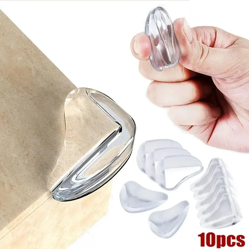10PCS Transparent Table Corner Guards Child Safety Anti Collision Protectors