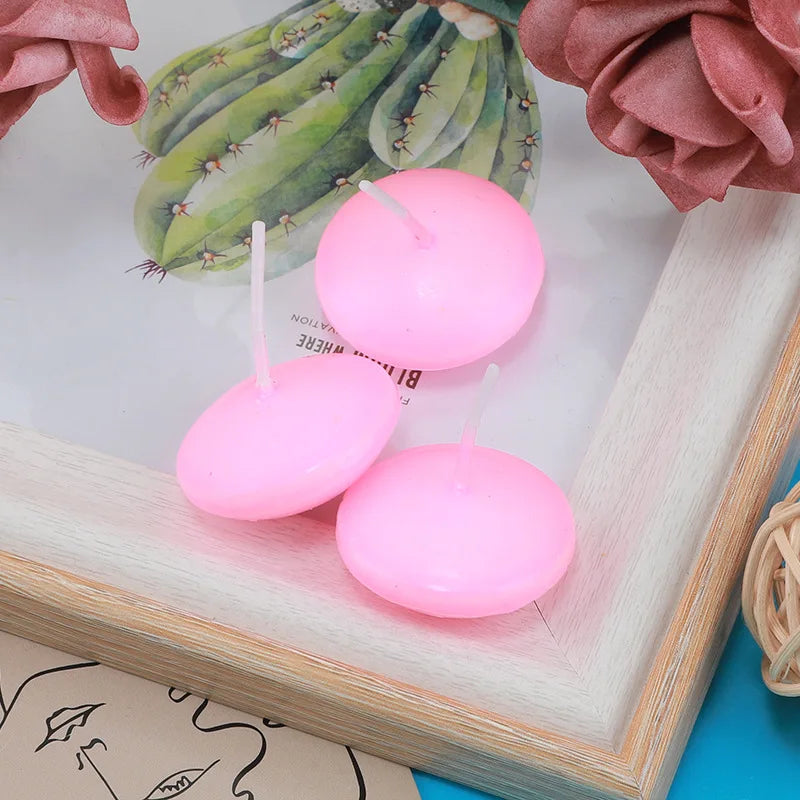 Floating Disc Candles Unscented Romantic Decor for Weddings and Parties - 8