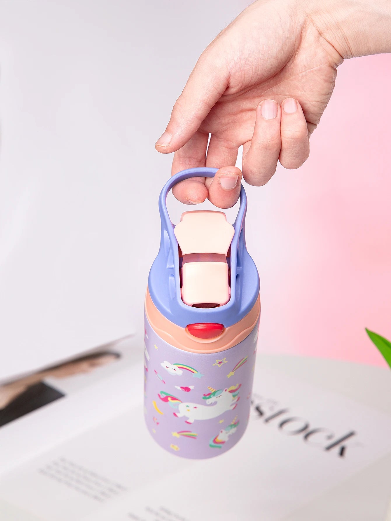 350ml Cartoon Insulated Stainless Steel Water Bottle Kids Vacuum Flask - 17