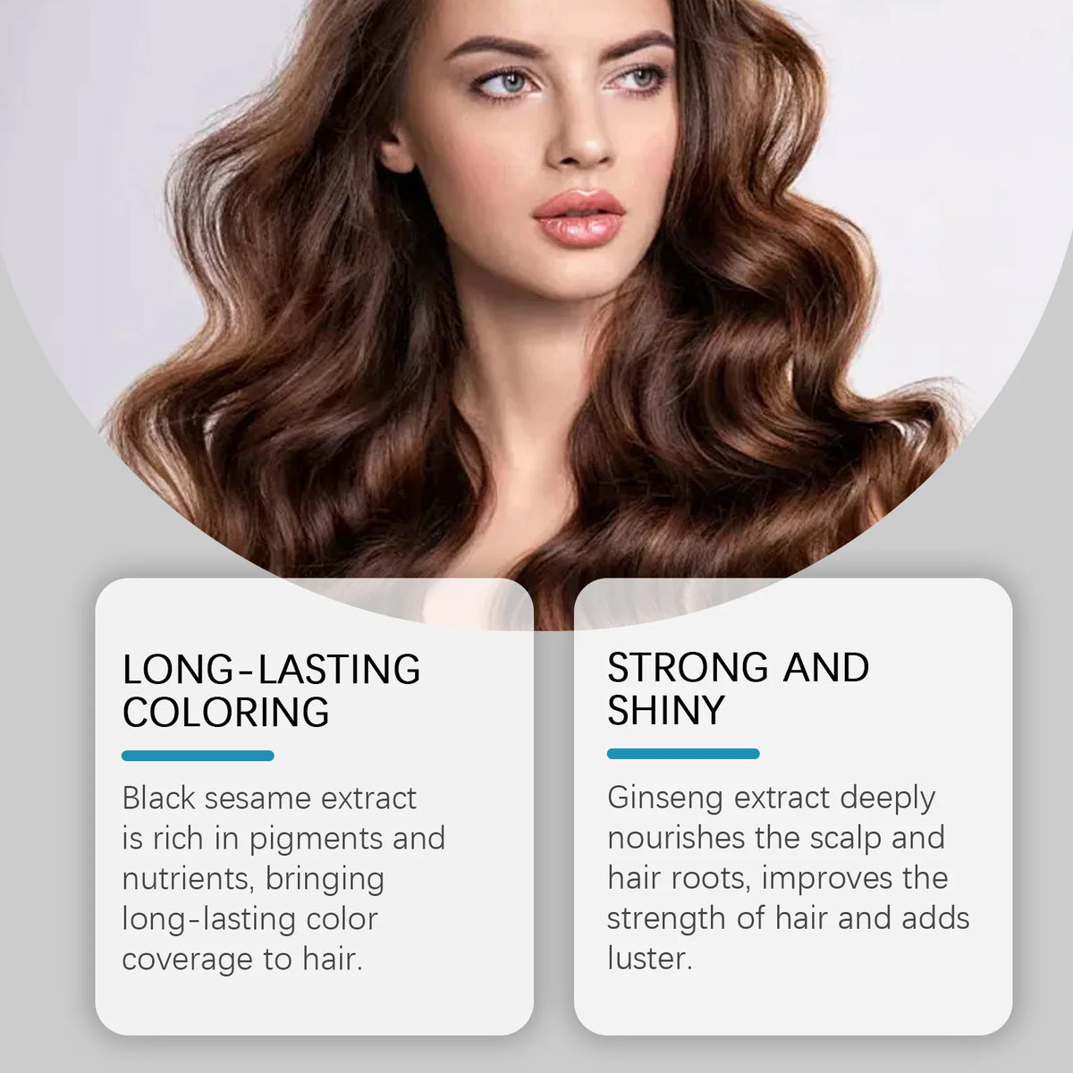 HOEGOA Nourishing Hair Dye Shampoo Coloring Treatment