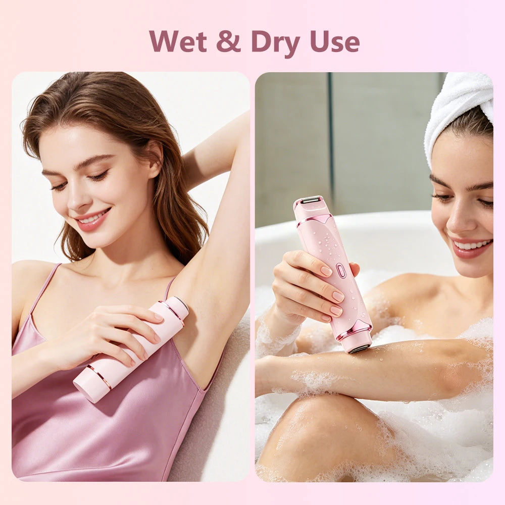 2 in 1 Dual Head Women Electric Razor Bikini Trimmer - 10