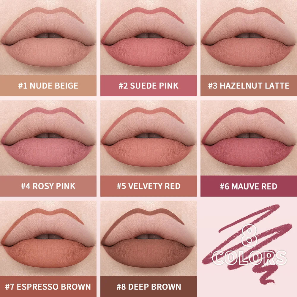 Stain Lip Liner Pencil Waterproof Matte Lip Contour Pen
