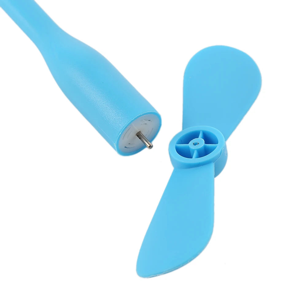 Portable Mini USB Fan Flexible Cooling Gadget for Laptop and Power Bank
