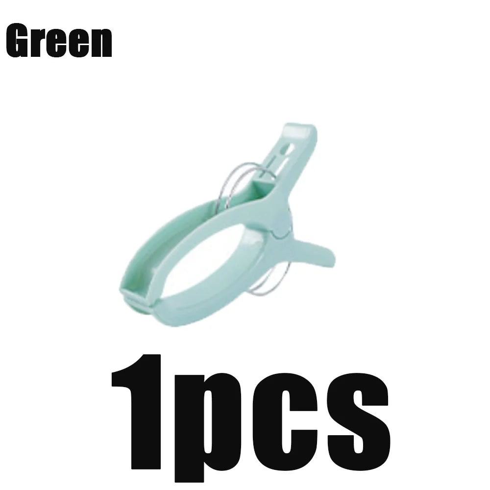 Large Beach Towel Clips Heavy Duty Non Slip Plastic Lounger Pegs - 18