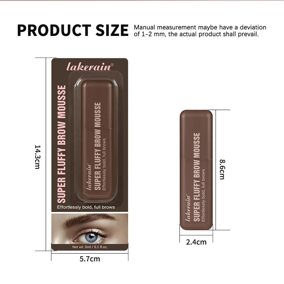 Waterproof Eyebrow Mousse Volumizing Fluffy Brow Gel