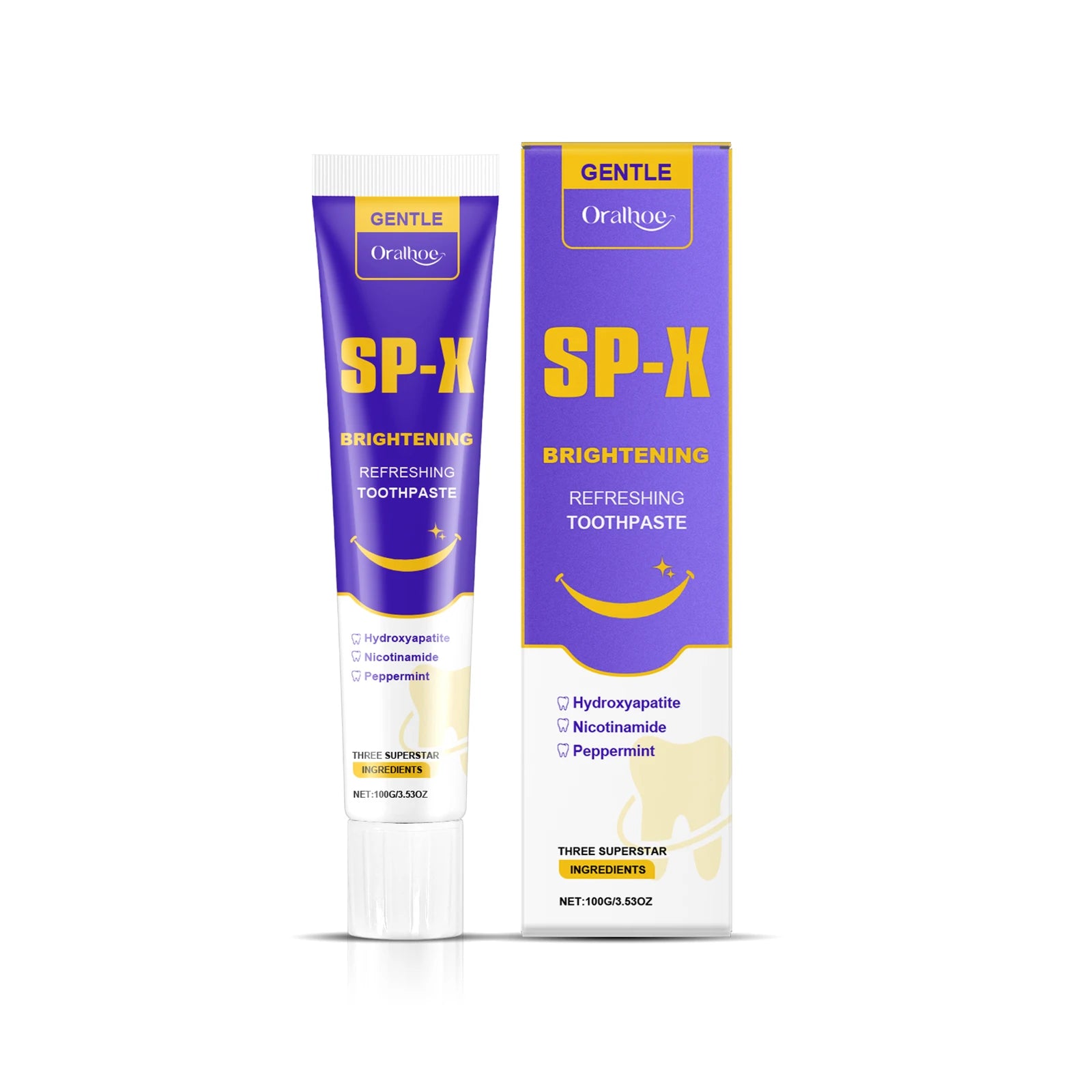 Sp X Brightening Toothpaste Teeth Whitening Stain Removal Enamel Care - 7